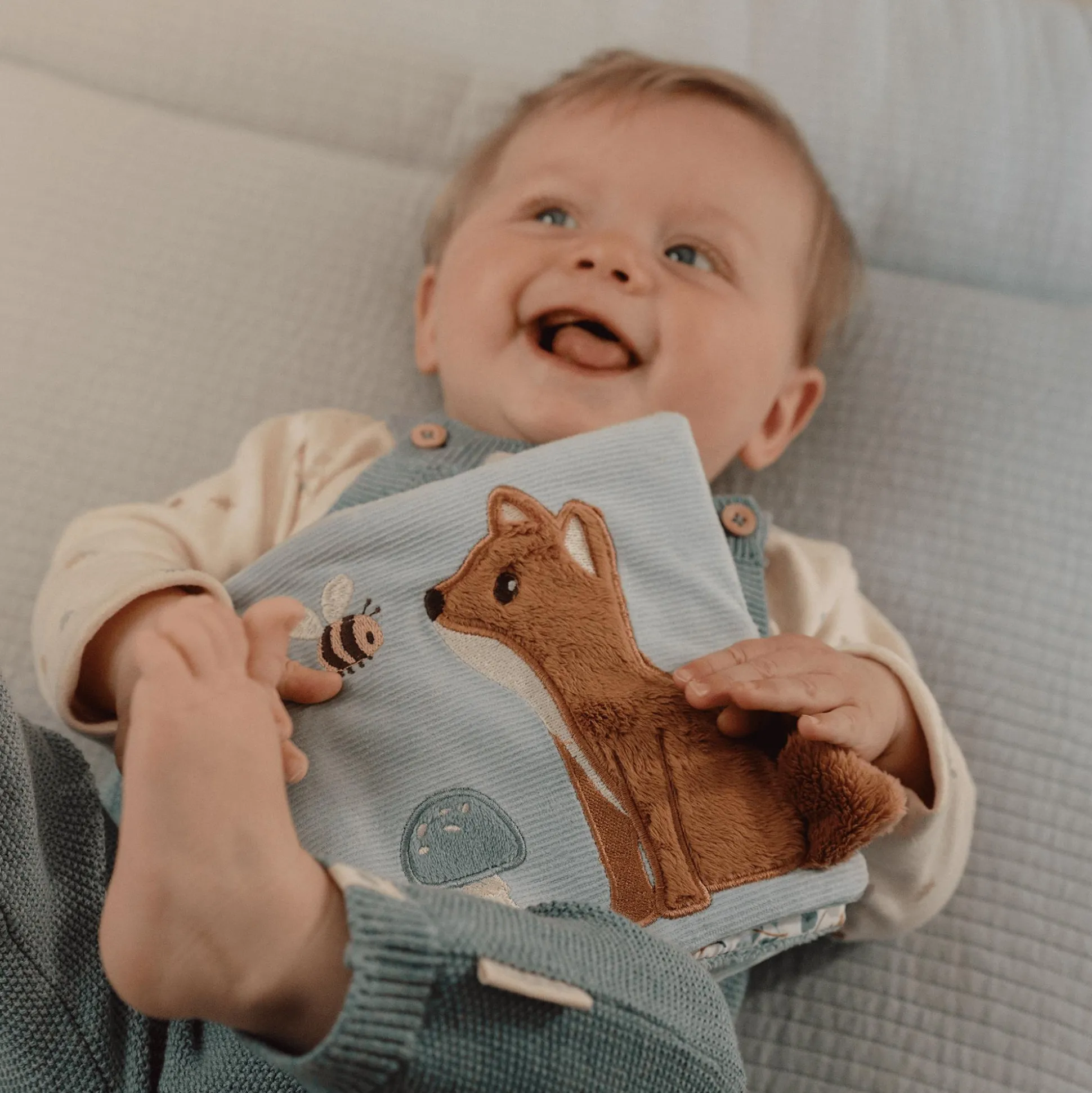 Stoffbuch mit Aktivitäten Forest Friends