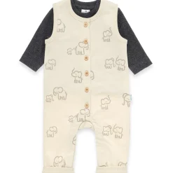 Strampler-Set Elefanten