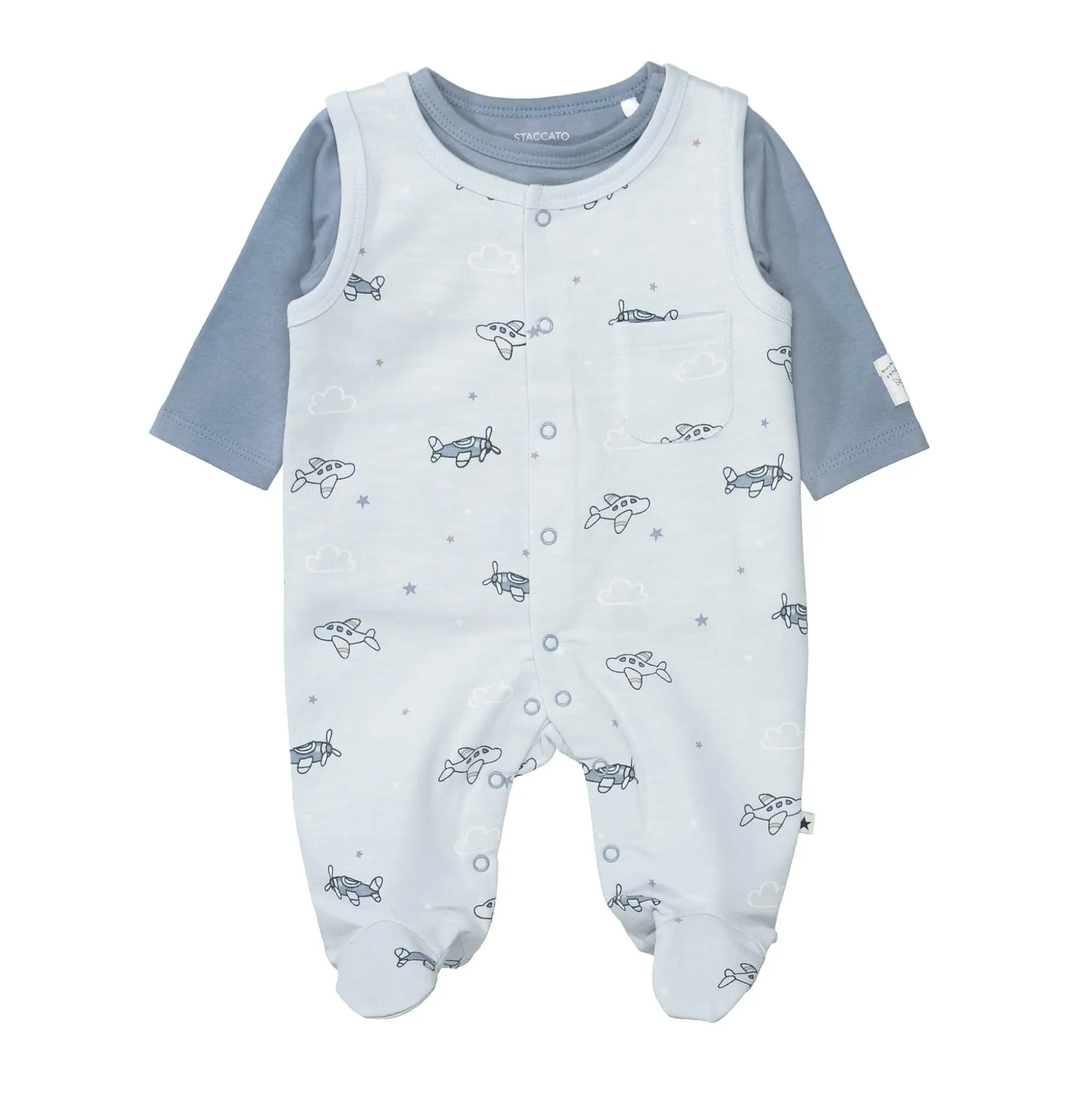 Strampler-Set Flugzeuge