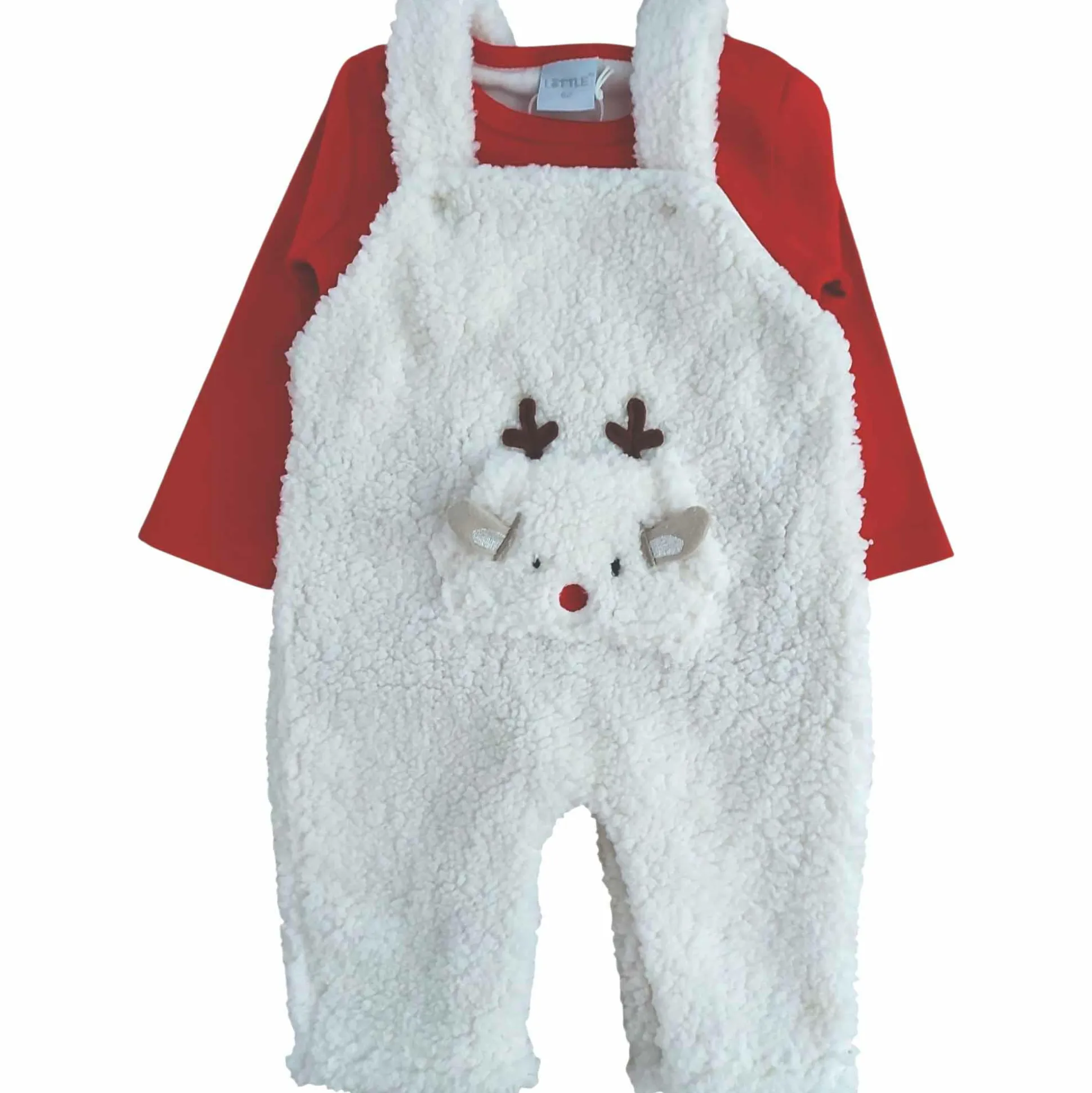 Strampler-Set Reh X-Mas