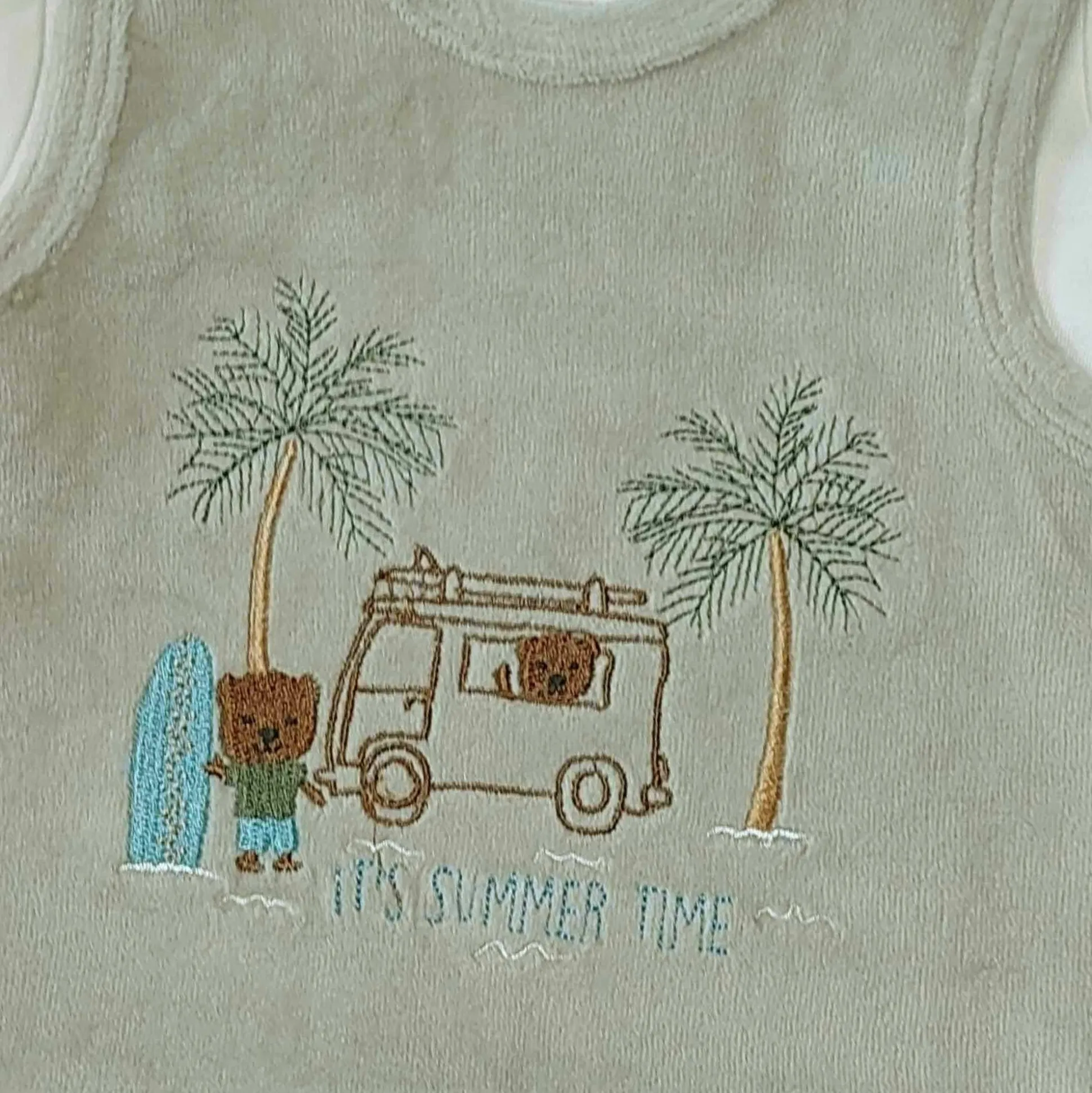 Strampler-Set Surfer Bär