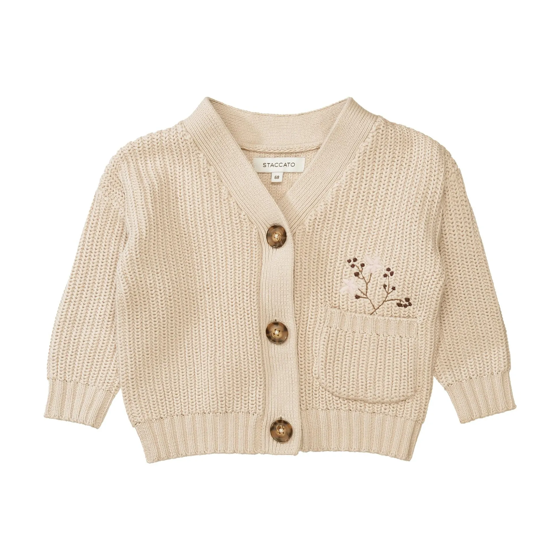 Strickjacke Pflänzchen