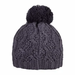 Strickmütze mit Bommel