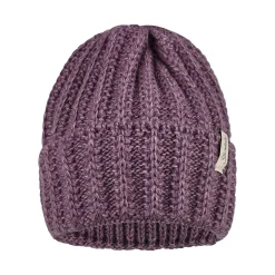 Strickmütze mit Rippung