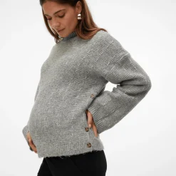 Strickpullover Medium Grey Melange