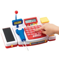 Supermarktkasse mit Scanner