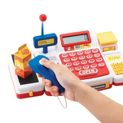 Supermarktkasse mit Scanner