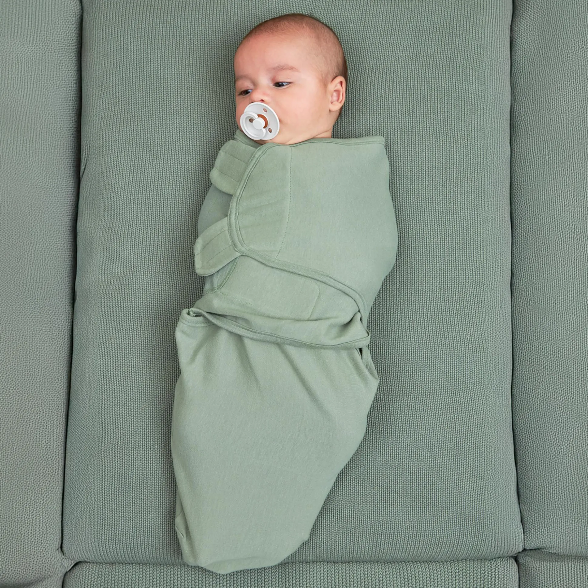 Swaddle Pucksack Forest Green 0-3 Monate