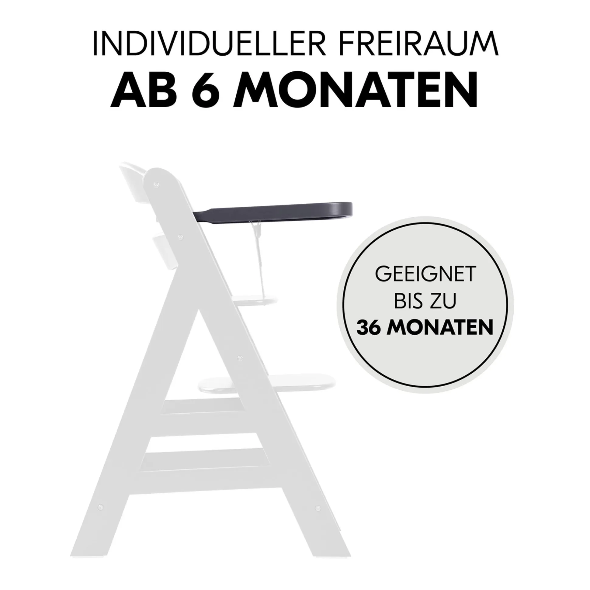 Tablett Alpha Dark Grey