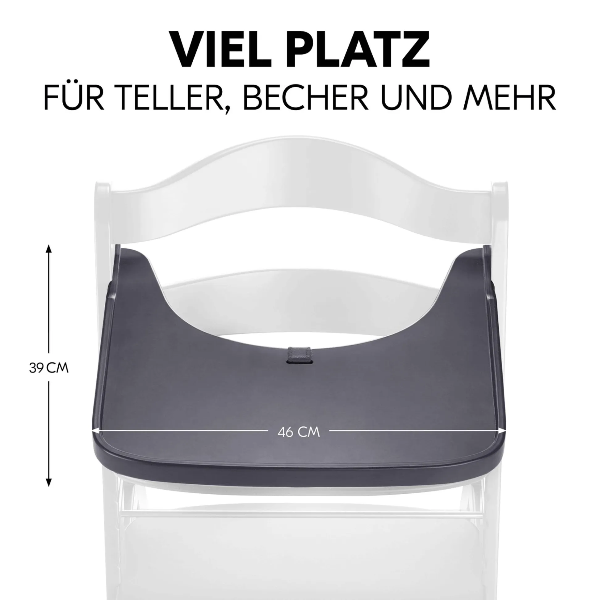 Tablett Alpha Dark Grey