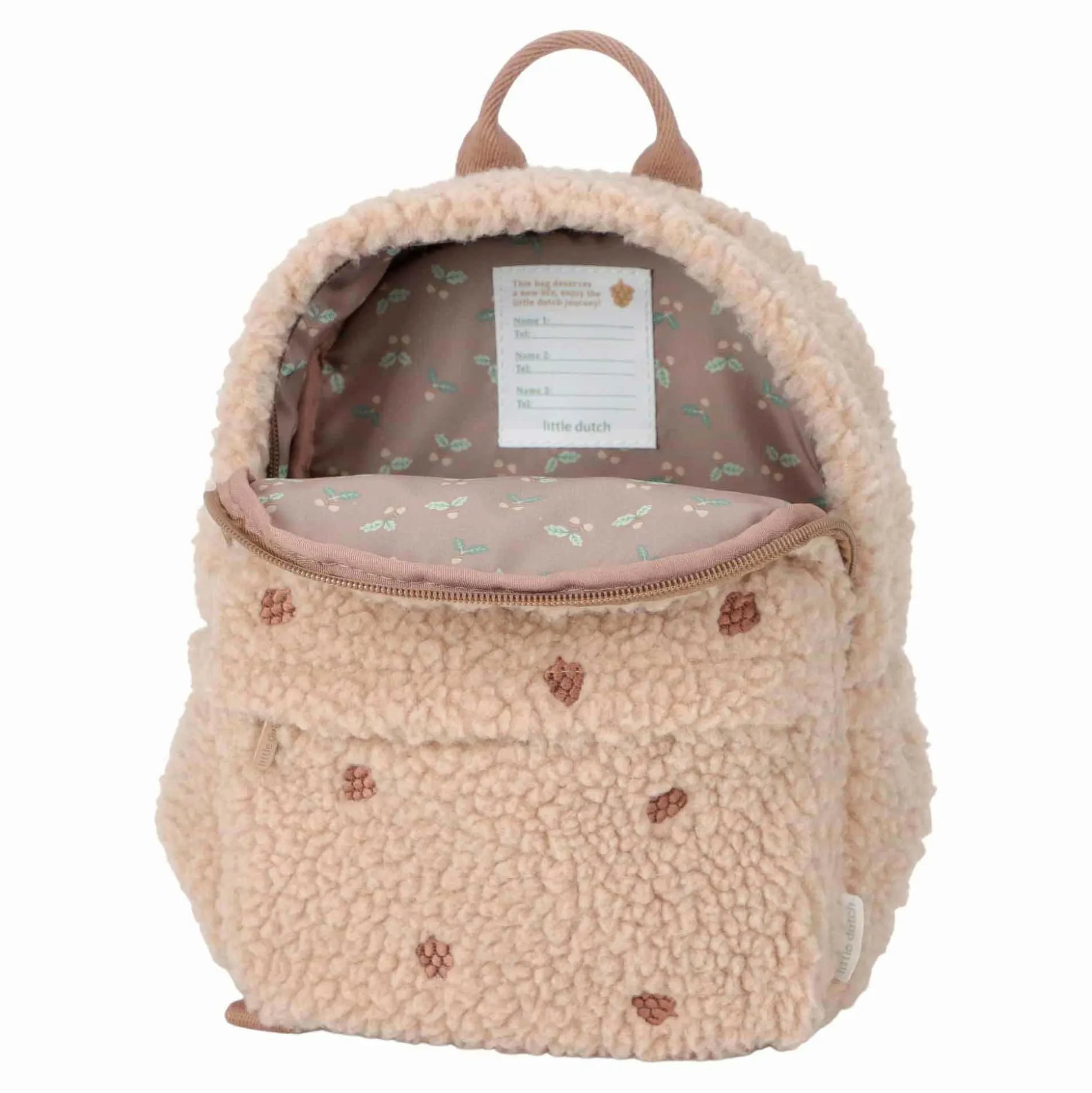 Teddy-Rucksack Taupe