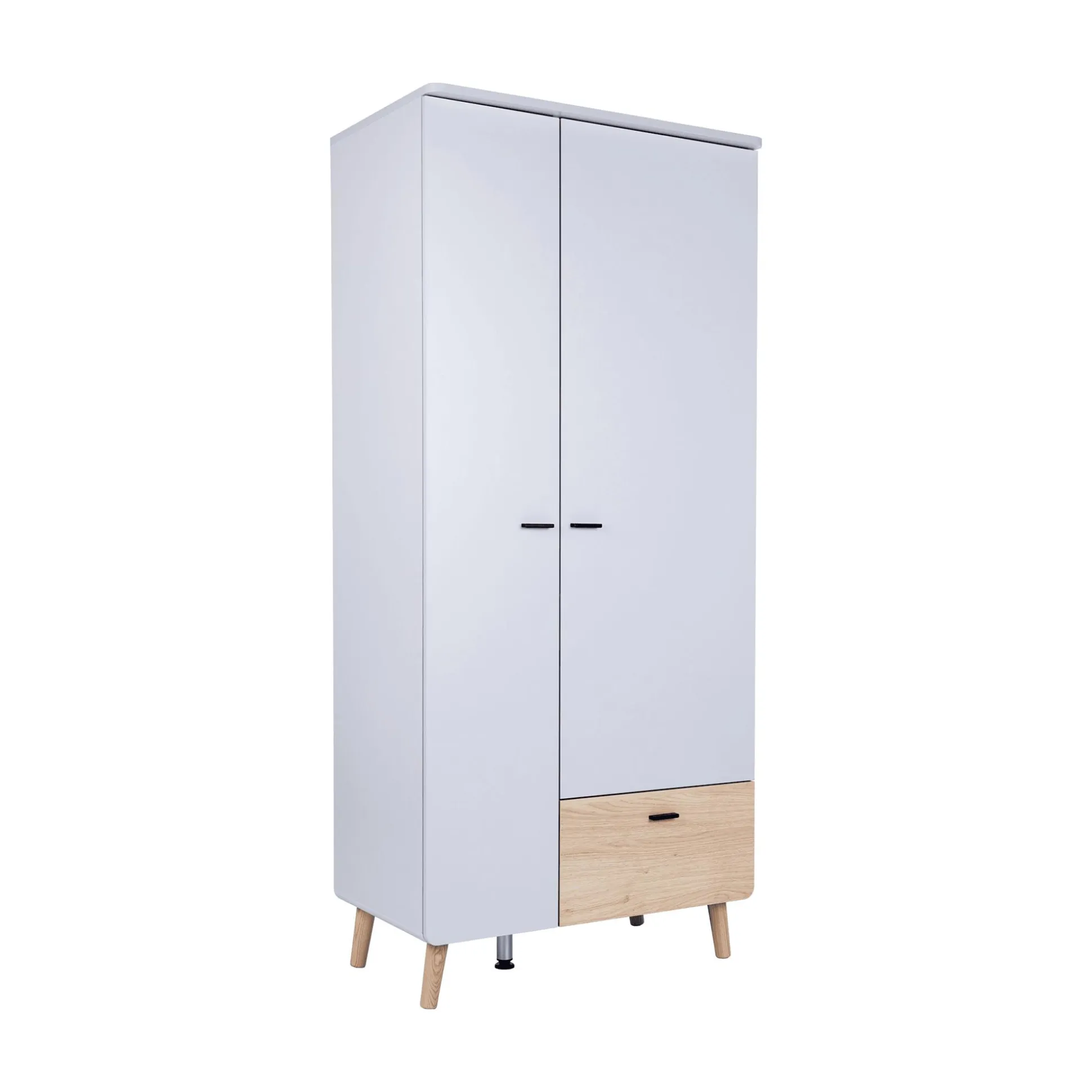 3-teiliges Babyzimmer Lovis mit Kommodenfüßen 92 cm für die breite Wickelkommode