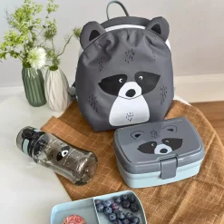 Tiny Backpack About Friends Racoon Grey