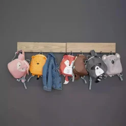 Tiny Backpack About Friends Racoon Grey