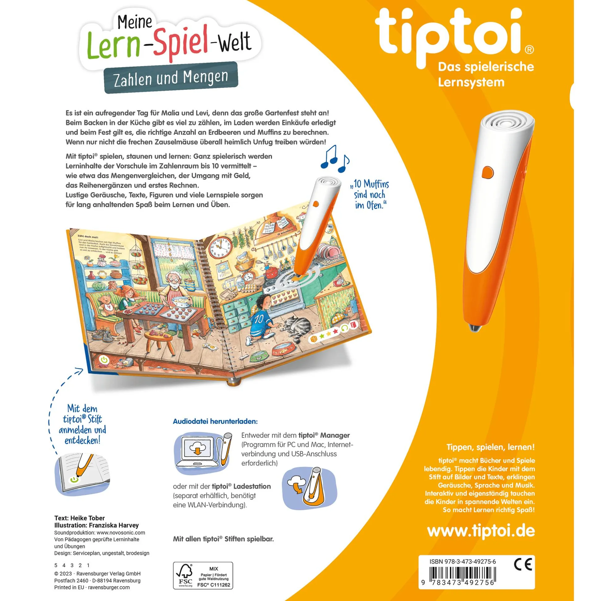 tiptoi® Meine Lern-Spiel-Welt: Zahlen und Mengen