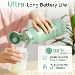 Tragbarer Wasser- und Milchwärmer