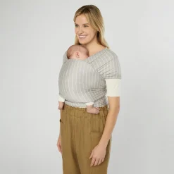 Tragetuch Aura Grey Stripes 100 % Tencel Lyocell