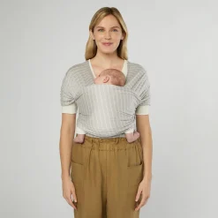 Tragetuch Aura Grey Stripes 100 % Tencel Lyocell