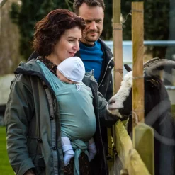 Tragetuch Stretchy Wrap Minty Grey