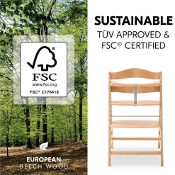 Treppenhochstuhl Alpha+ Natural