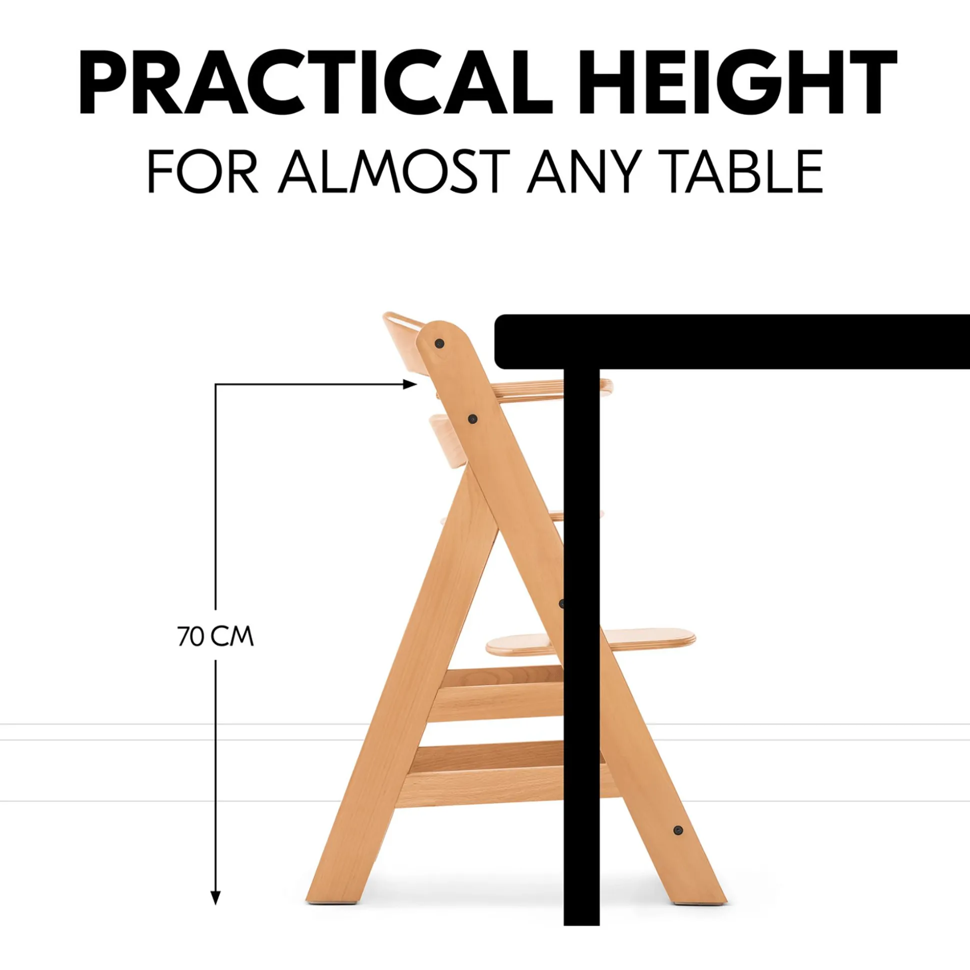 Treppenhochstuhl Alpha+ Natural