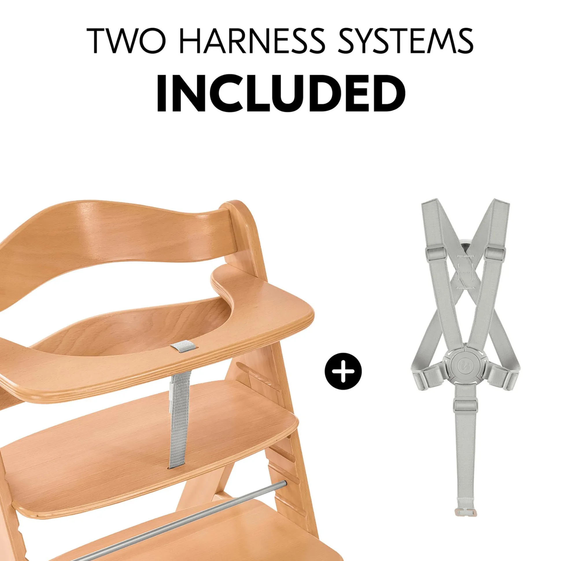 Treppenhochstuhl Alpha+ Natural