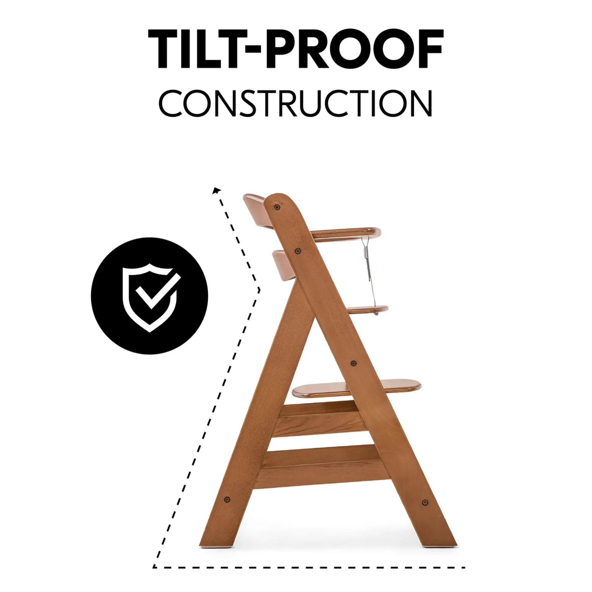Treppenhochstuhl Alpha+ Walnut