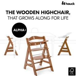 Treppenhochstuhl Alpha+ Walnut