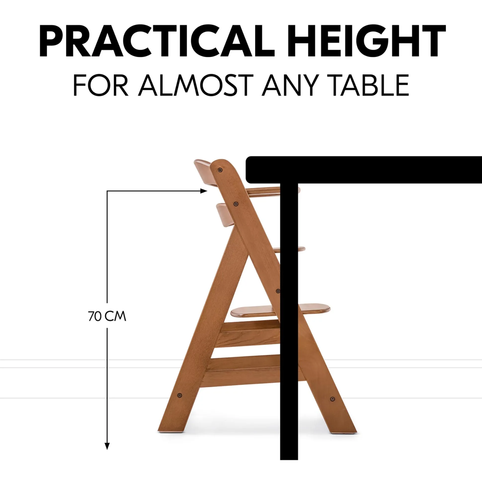 Treppenhochstuhl Alpha+ Walnut