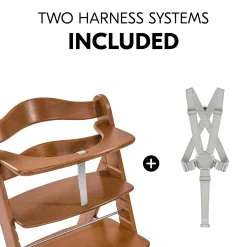 Treppenhochstuhl Alpha+ Walnut