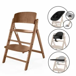 Treppenhochstuhl Click & Fold 4 in 1 All Natural Dark