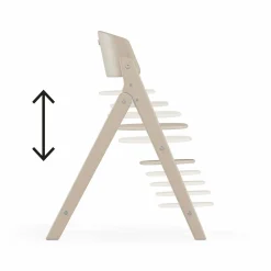 Treppenhochstuhl Click & Fold All Natural