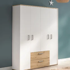 4-türiger Kleiderschrank Celina