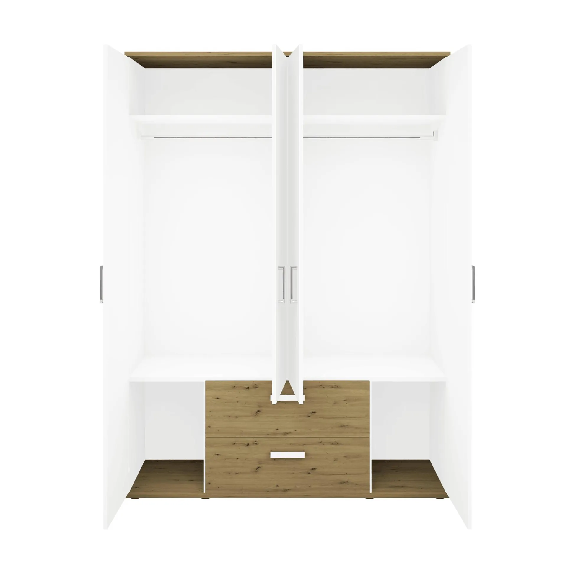 4-türiger Kleiderschrank Celina