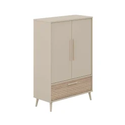 2-türiger Kleiderschrank Eefje Tiny Groovy Oak