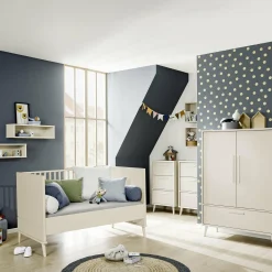 2-türiger Kleiderschrank Eefje Tiny Groovy Oak