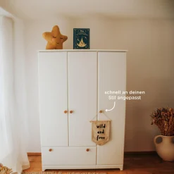 3-türiger Kleiderschrank Gretha