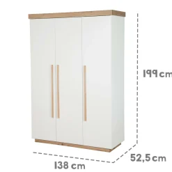 3-türiger Kleiderschrank Lumo