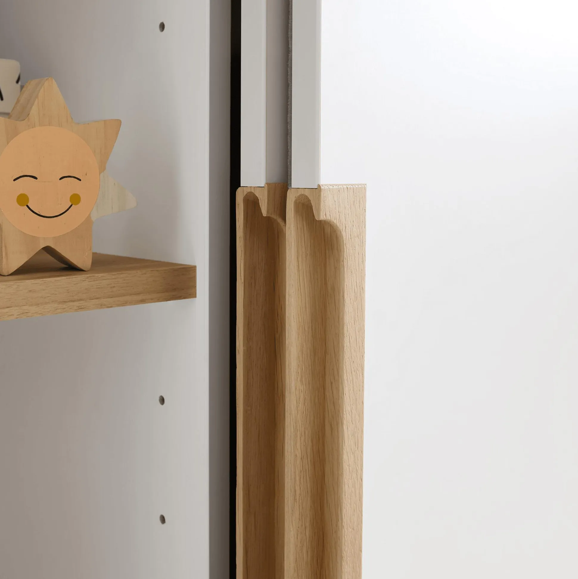 2-türiger Kleiderschrank Yolanda breit