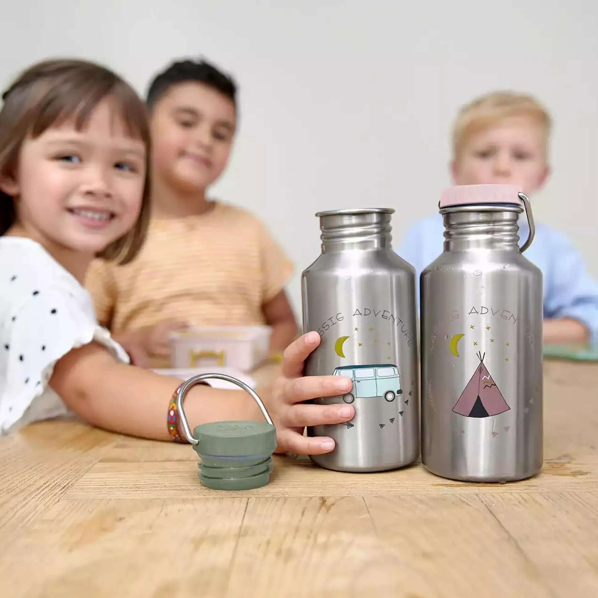 Trinkflasche Edelstahl Adventure Bus