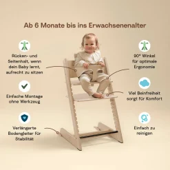 Trio Set Tripp Trapp® Buche Storm Grey