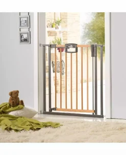 Türschutzgitter Easylock Wood Plus 68 - 76 cm