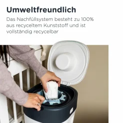 Twist & Click Windeleimer Sangenic XL