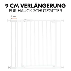 Universal Verlängerung 9 cm weiß für hauck Schutzgitter