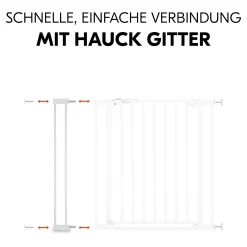 Universal Verlängerung 9 cm weiß für hauck Schutzgitter