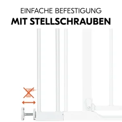 Universal Verlängerung 9 cm weiß für hauck Schutzgitter