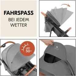 Uptown Black Melange Grey