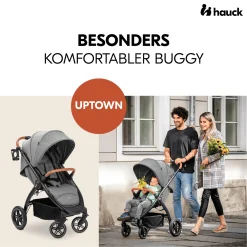 Uptown Black Melange Grey