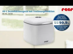 UV-Desinfektionsgerät mit Trocknungsfunktion