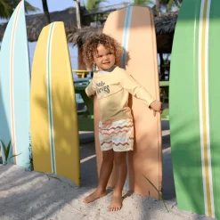 UV-Schutz Badeshorts Wellen